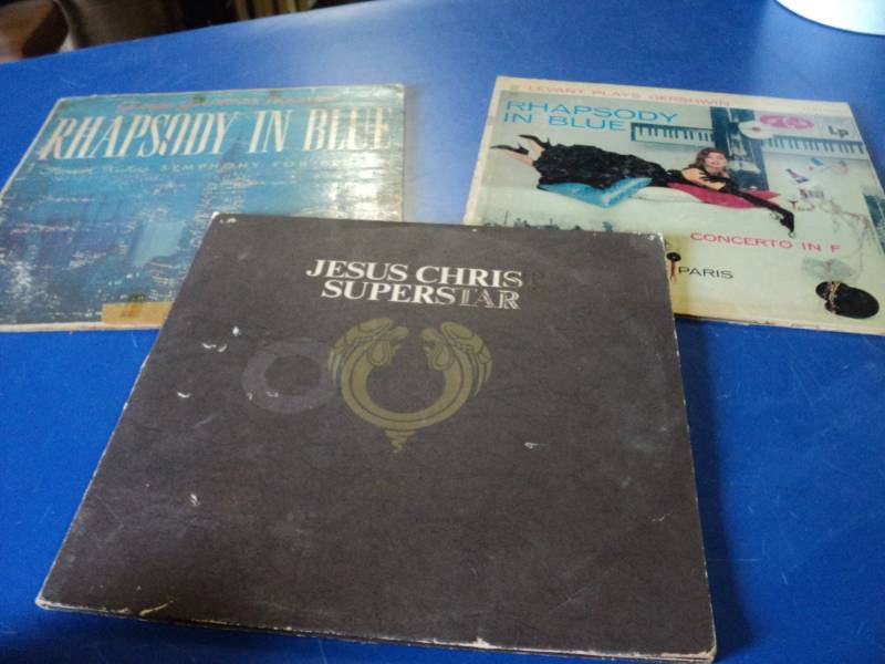 lot 7806 image: (3) ct. mixed lot record albums Jesus Christ Superstar, George Gershwin Rhapsody in Blue