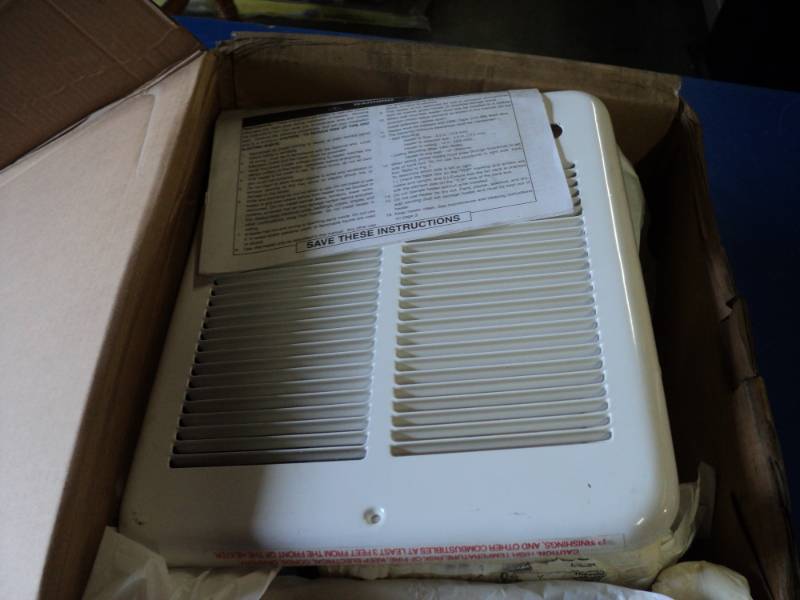lot 7807 image: Marley Fan Forced Wall Heater CRA2024T2 C Series B Model
