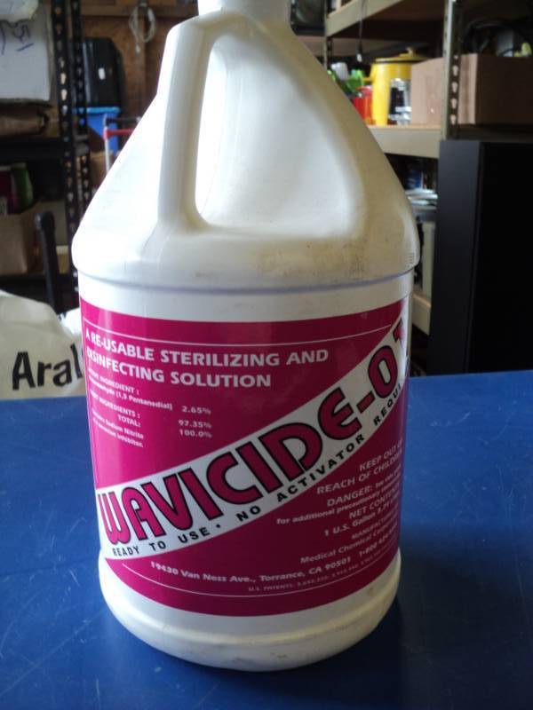lot 7866 image: (1) gallon Wavicide-o1 Ready to Use Sterilizing and Disinfecting Solution