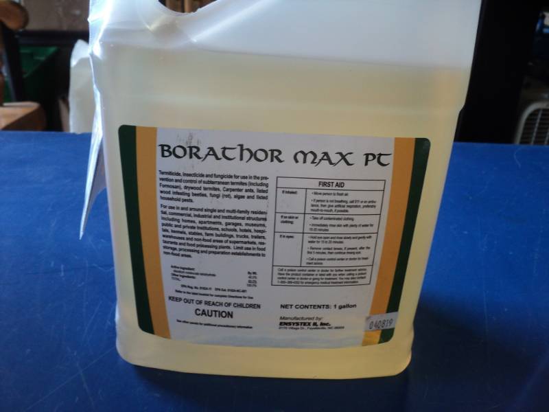 lot 7876 image: (1) Gallon Borathor Max PT Termiticide Insecticide and fungicide to prevent & control termites