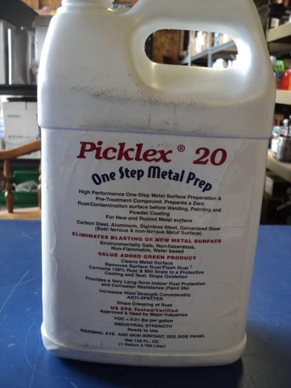 lot 7878 image: (1) Gallon Picklex 20 One Step Metal Prep