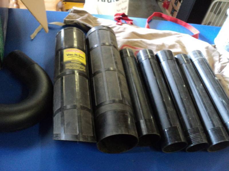lot 7888 image: Mixed lot Blower Vacuum accessories parts, blower not included
