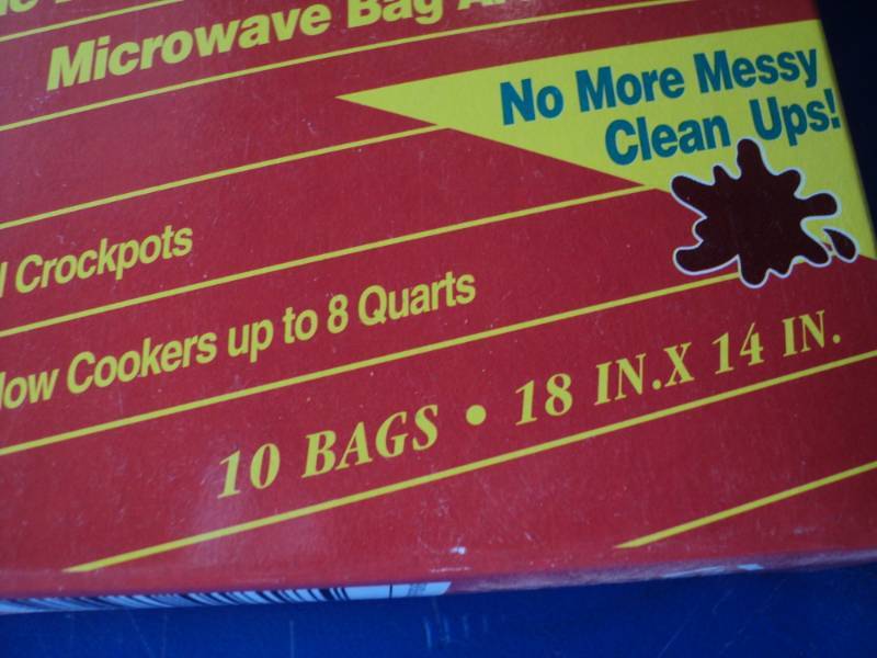 lot 7910 image: (3) boxes Crock Pot liners, 10 per bag