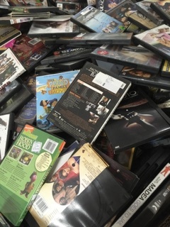 lot 3635 image: Gaylord Full of DVD Movies - You Choose 50 for One Money - Bring Your Own Bags Boxes Gaylord Not Included