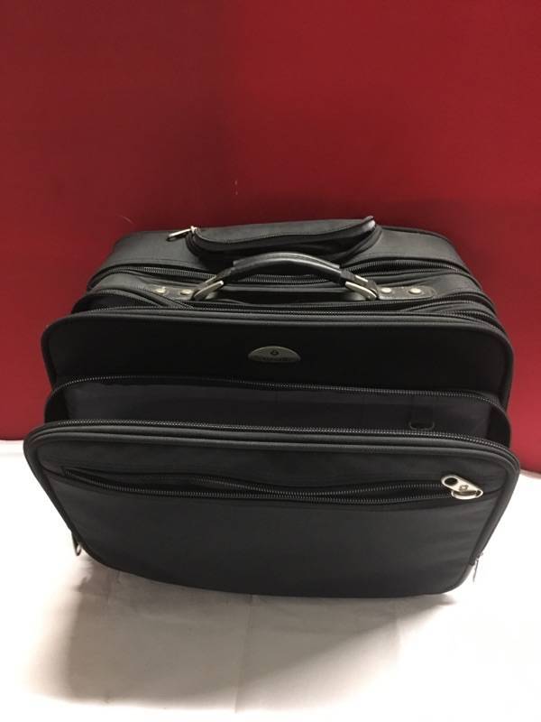 lot 3654 image: Samsonite Suitcase  Rolling Office  Briefcase