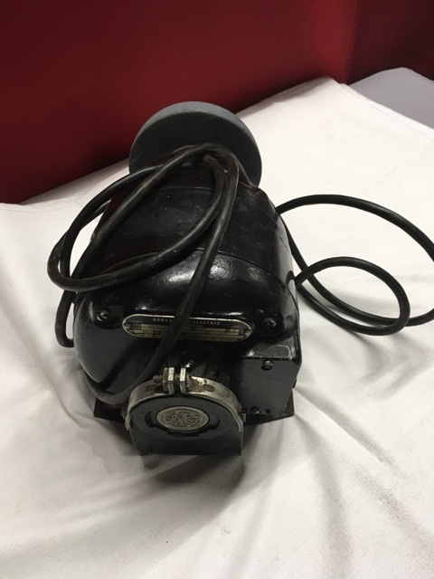lot 3660 image: General Electric A-C Motor SKNA3AB1206 with Grinding Wheel