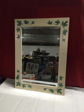 lot 3666 image: Ivy Framed Beveled Mirror by J.C. Penny