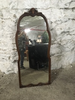 lot 3618 image: Kent-Coffey Manufacturing Co Vintage  Antique Wood Framed Mirror