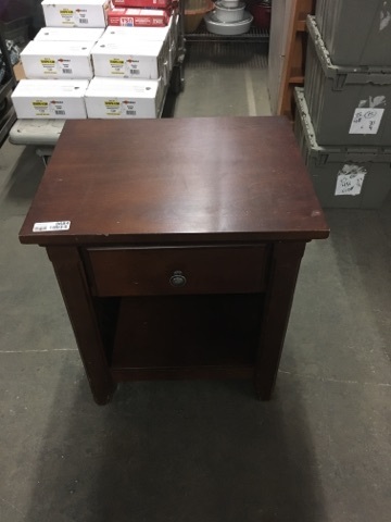 lot 3684 image: Single Drawer Night stand