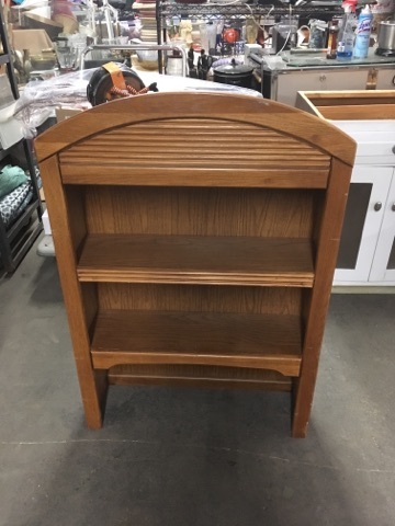 lot 3697 image: Two Shelf Hutch for Dresser or Counter