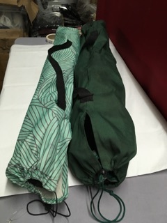 lot 3708 image: Two  Folding Canvas Lawn Chairs