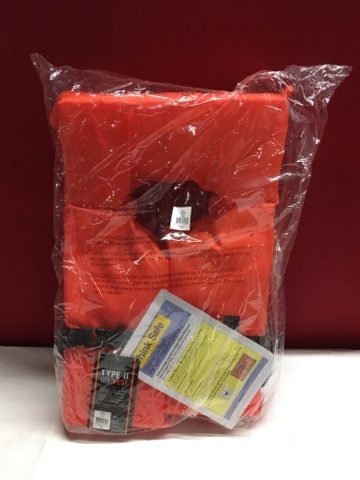 lot 3721 image: DGX Type II Life Vest  - Orange
