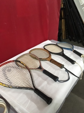 lot 3742 image: Lot of  Tennis  Handball Rackets