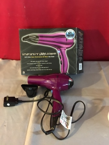 lot 3747 image: Infiniti Pro Conair Hair Dryer