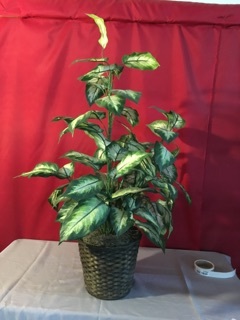 lot 3789 image: Faux Plant in Pot