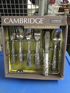lot 3802 image: Cambridge Flatware Set in Box