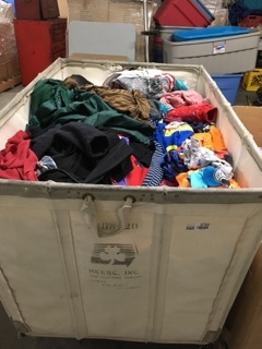 lot 3762 image: Gaylord Size Tote of Fashion Clothing - Bring your Own Bags n Boxes - Tote not Included