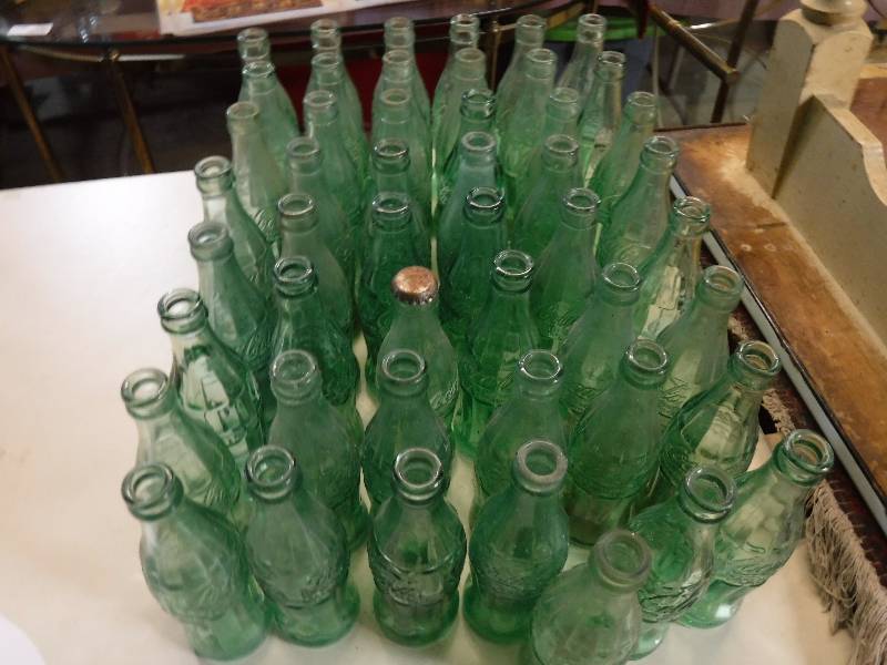 lot 4349 image: 49-old collectable coke bottles