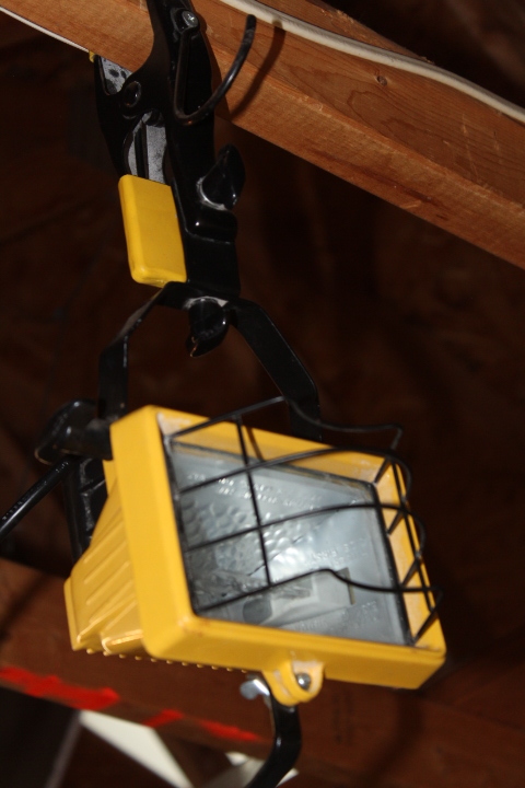 lot 5754 image: Clip on Work Light - Works