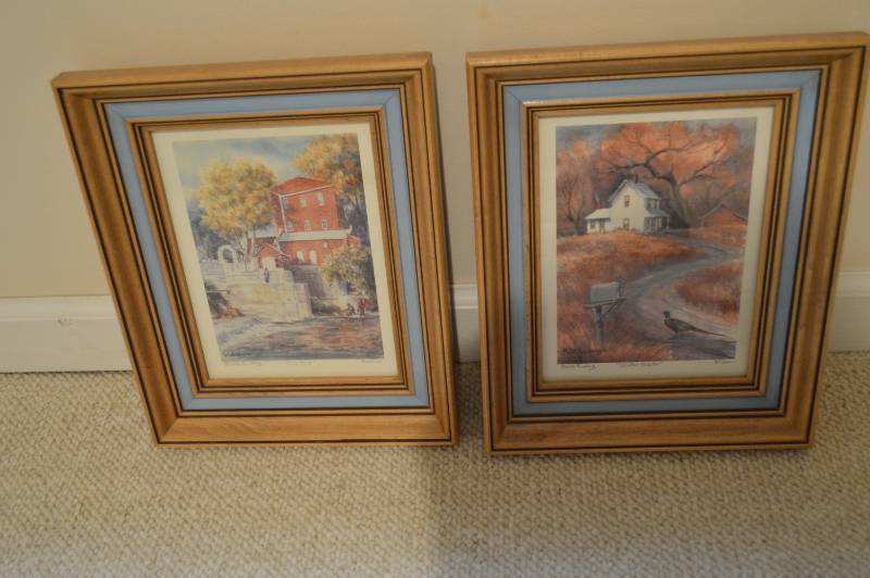 lot 5739 image: 2 Maleta Forsberg Signed and Numbered Print called Winter Visiter andOld Mill
