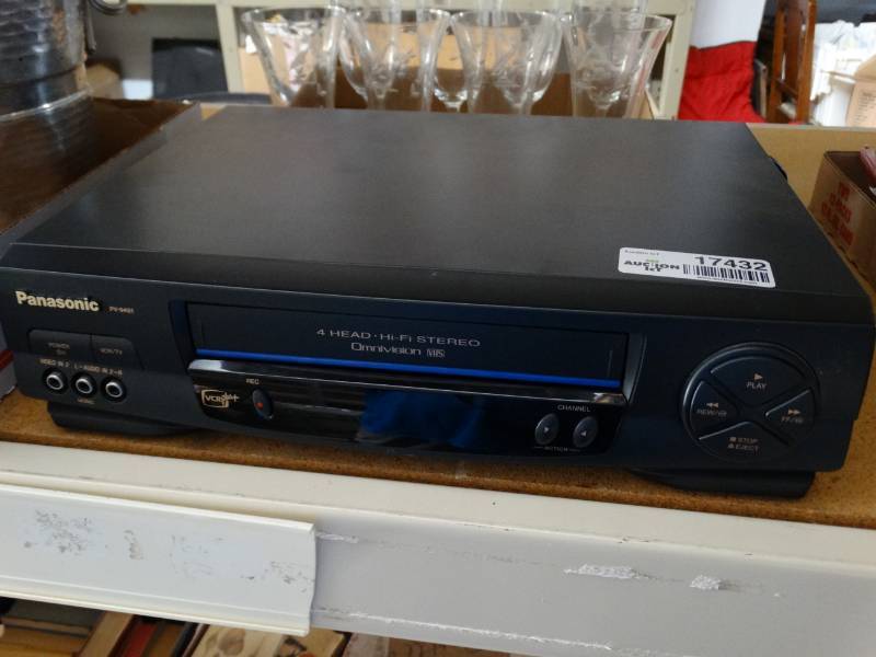 lot 17432 image: Panasonic VHS player.