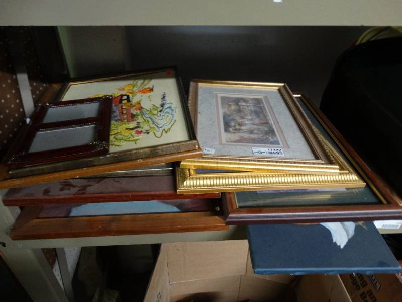 lot 17490 image: Lot of various wall art.