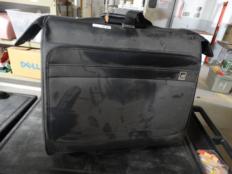 lot 17587 image: Delsey luggage bag.