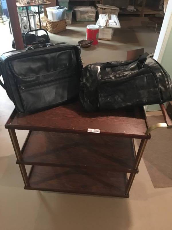 lot 13834 image: Briefcase and Duffle Bag