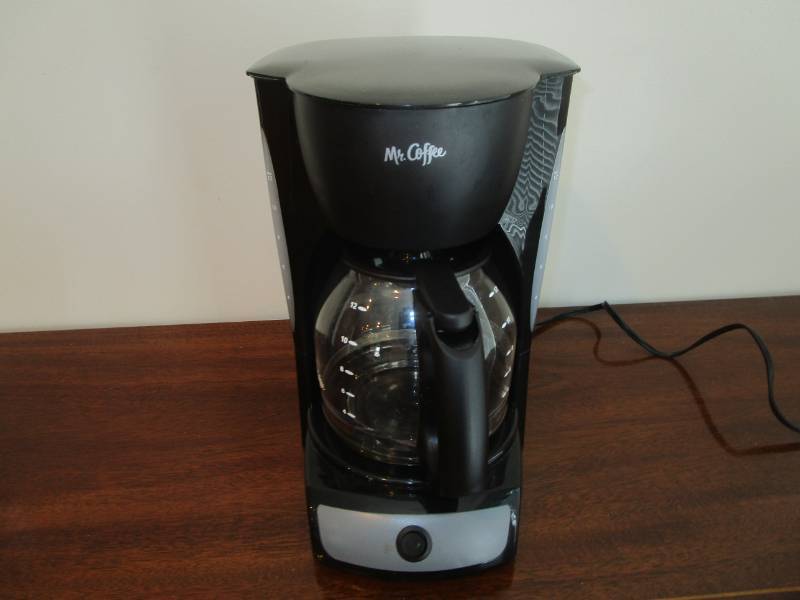 lot 13693 image: Black Mr. Coffee 12 cup Coffee Maker