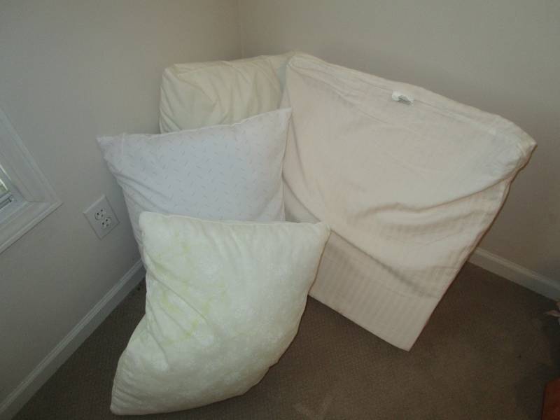 lot 13750 image: Lot of Pillows and Sleeping Wedge