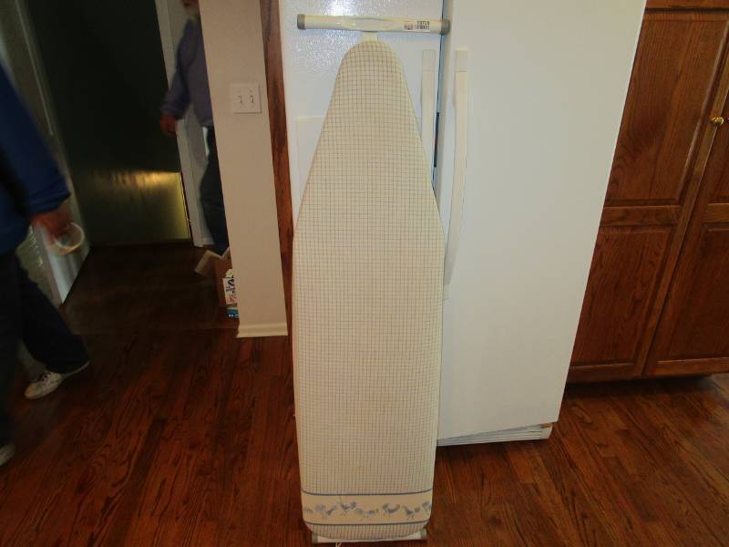 lot 13705 image: Metal Folding Ironing Board with Cover