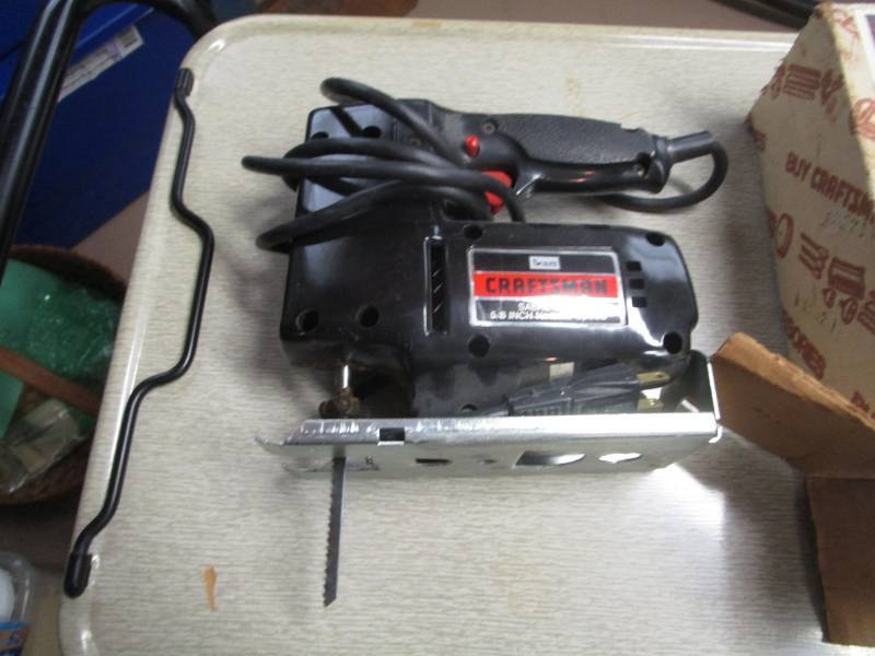lot 13817 image: Craftsman Variable Speed Sabre Saw with Box