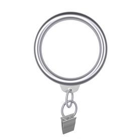 lot 6854 image: allen  roth 10-Pack 1-in Brushed Nickel Steel Curtain Ring