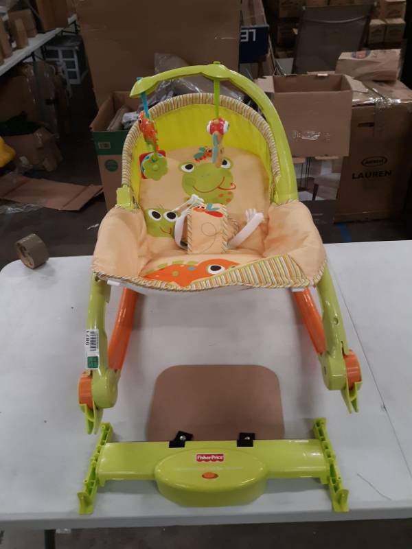 lot 6859 image: Fisher Price Newborn-To-Toddler Rocker