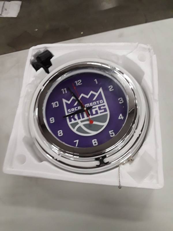 lot 6896 image: Sacramento Kings Clock