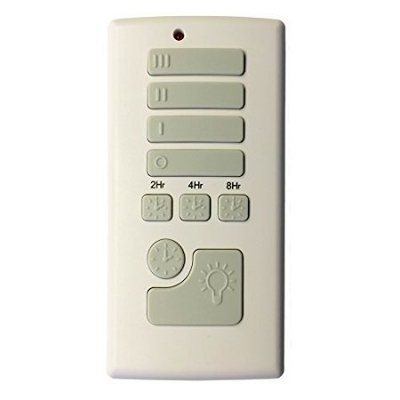 lot 6915 image: Harbor Breeze Off-White Handheld Universal Ceiling Fan Remote Control