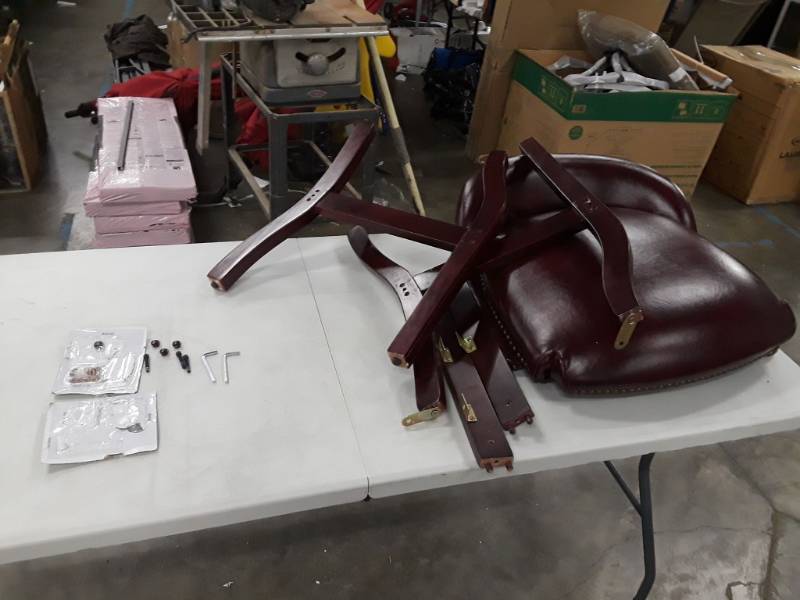 lot 6942 image: Red Chair