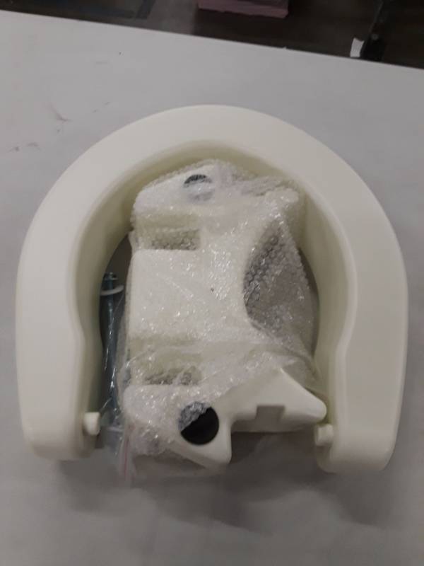 lot 6951 image: Vive Standard Hinged Raised Toilet Seat
