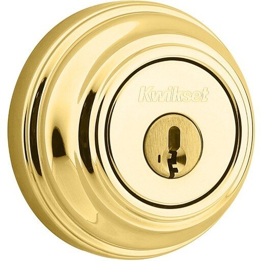 lot 6981 image: Kwikset Single Cylinder Deadbolt 980 3 Smt Cp K4new But Missing Smart Key
