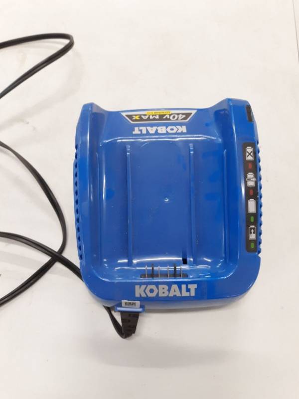 lot 6987 image: Kobalt 40v Max Lithium Ion Batter Charger