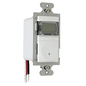 lot 6989 image: Legrand Push Light Switch 600 Watt Single Pole White Indoor Digital Display