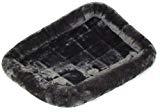 lot 8043 image: Midwest Deluxe Bolster Pet Bed For Dogs & Cats
