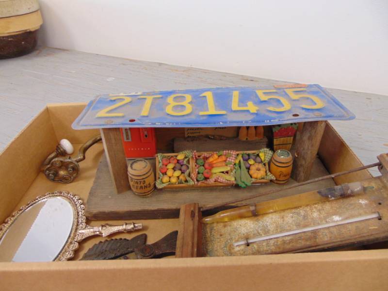 lot 4856 image: Vintage Barometer Thermometer  More