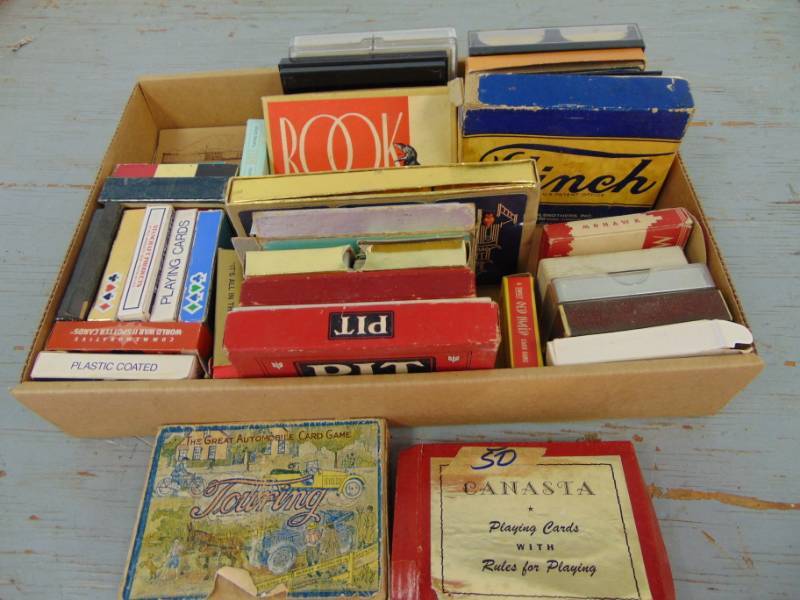 lot 4858 image: 20 Packs of Cards or Card Games
