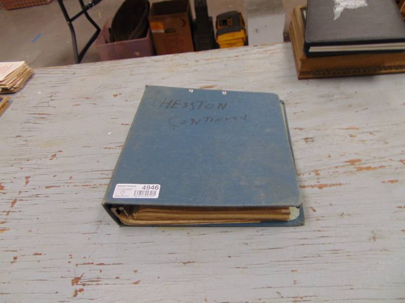 lot 4946 image: Hesston Owners Manuals