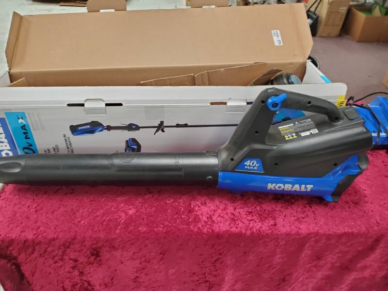 lot 6061 image: Kobalt 40v Max Leaf Blower NO Battery