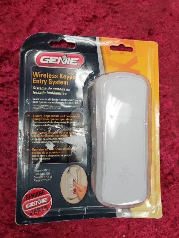 lot 6126 image: Genie Wireless Keypad Entry System Appears New No Further Testing