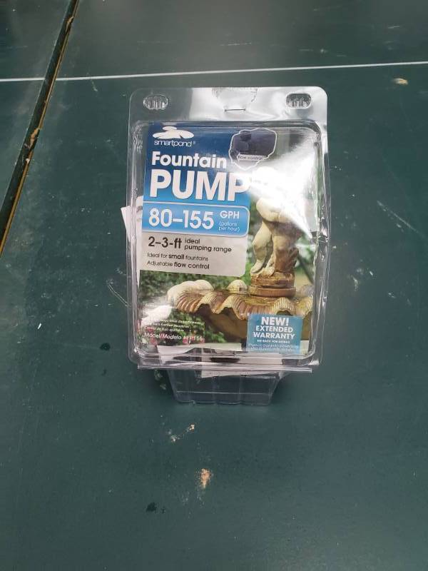lot 6115 image: Fountain Pump 80-155gph Fully Functional