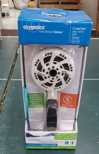 lot 6152 image: Oxygenics Care Spa Shower Head Appears New No Further Testing