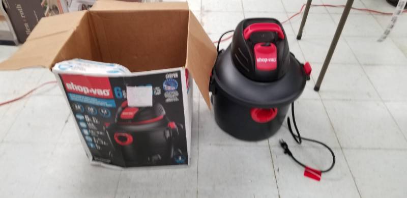 lot 6029 image: Shop Vac 6 Gallon 3.0 HP  - Fully Functional
